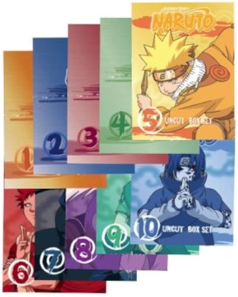 Amazon.com: Naruto Uncut Complete Box Set (Vol 1-10 Box Sets