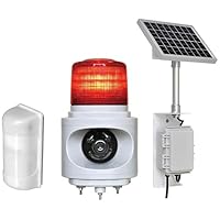 Amazon | 日惠製作所 簡易車両入出庫警告灯 ソーラー式 ニコトーチφ120