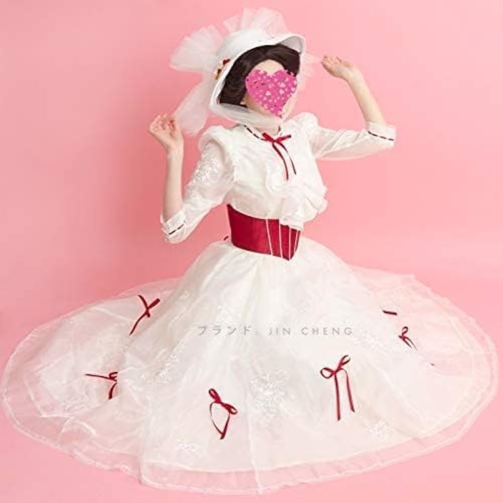 Amazon.co.jp: [HIRA] メリーポピンズ ドレス コスプレ 衣装/(ウィッグ