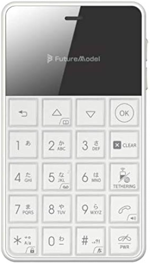 Amazon | MOB-N18-01-WH(ホワイト) NichePhone-S 4G(ニッチフォン-S 4G