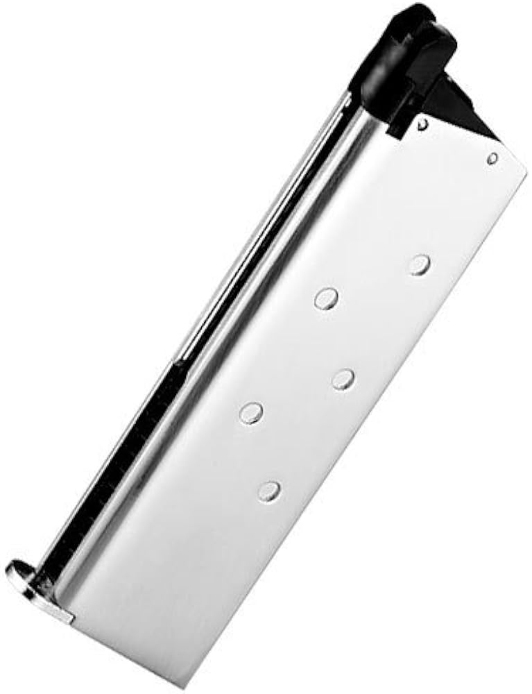 Amazon | 東京マルイ ガバメント用クロームステンレスマガジン ガス