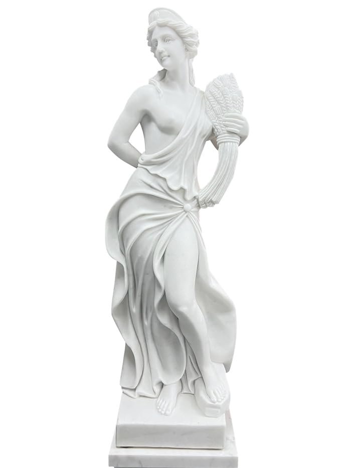 Amazon.co.jp: 天然大理石彫刻 収穫のヴィーナス (秋) 高さ160cm 石像