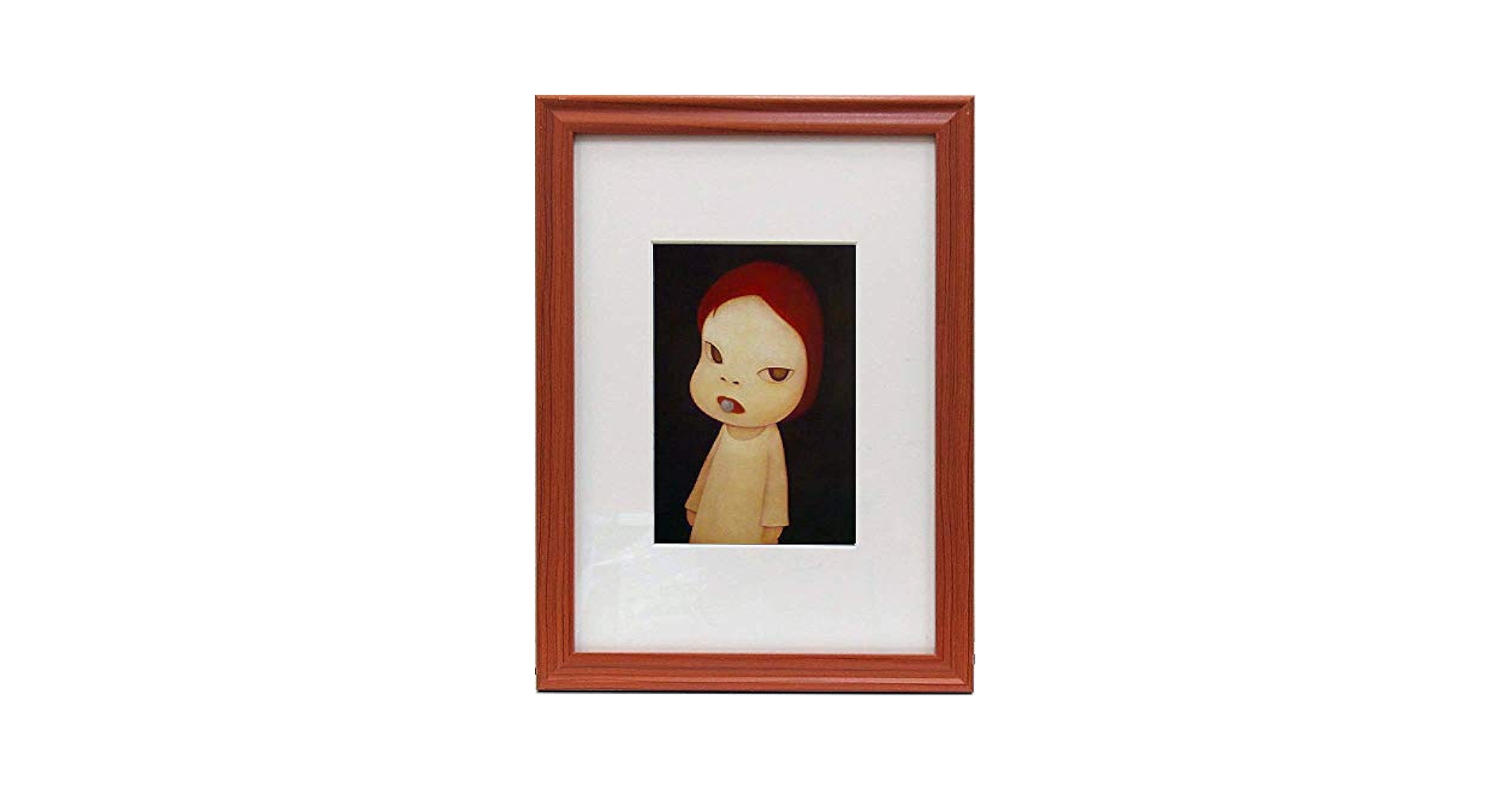 奈良美智 額装 ペイント ポスター ハレクラニ 奈良美智 額装 ペイント