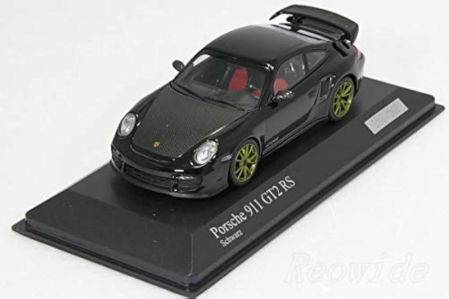 Amazon | PMA 1/43ミニカー 911 997 ll GT2 RS 2010 BK/BK/GO 500台