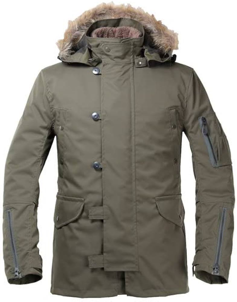 Amazon | パワーエイジ N-3Bライダース オリーブ XL PJ-22202