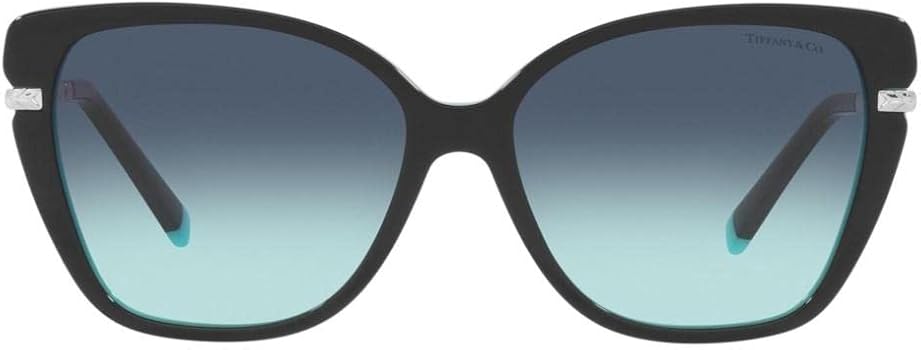 Amazon | [ティファニー] Co. TF 4190 女性 サングラス BLACK/BLUE