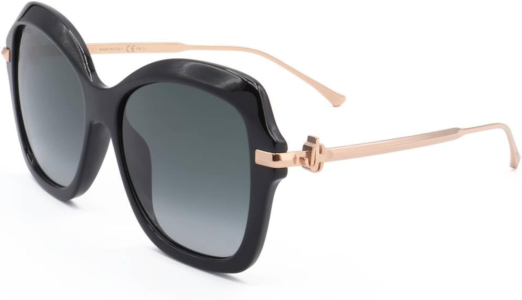 Amazon.com: JIMMY CHOO Butterfly Sunglasses Tessy/G/S 8079O Black
