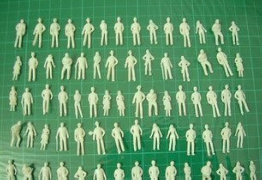 Amazon.co.jp: プライザー ジオラマ 模型 人 ミニフィギュア 100体