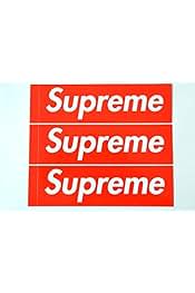 Amazon.co.jp: Supreme 3-Piece Classic SUPREME Sticker Box Logo