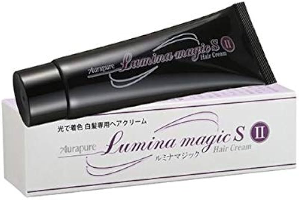 Amazon | 【3個セット】 光で染まる白髪染め ルミナマジック SII 75g