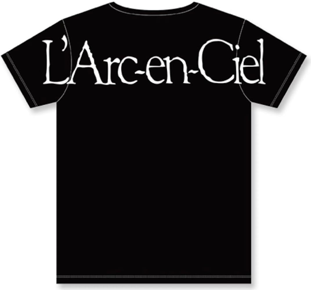 Amazon | L'Arc-en-Ciel 限定 BIG 旧ロゴ Tシャツ 黒 ラルクアンシエル