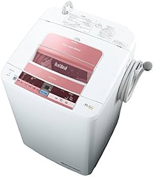 Amazon.co.jp: 日立 全自動洗濯機 ビートウォッシュ 7kg ピンク BW-7TV