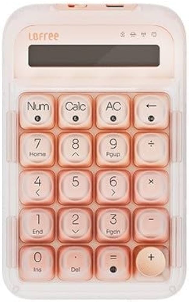 Amazon.co.jp: 電卓 かわいい 女子 Lofree ロフリー 電卓 テンキー 10