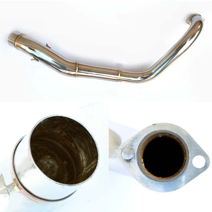 Amazon | PHOENIX ショートマフラー 本体 モンキー ステンレス 銀