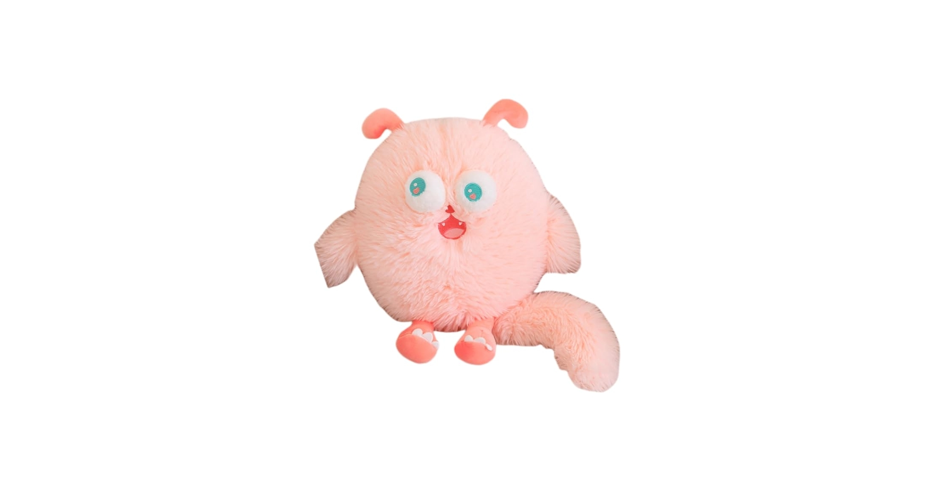 Amazon｜大きな目の毛むくじゃらのモンスター人形リトルモンスター足の