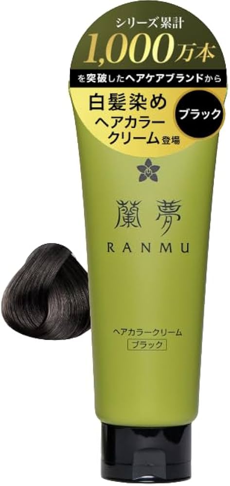 Amazon | 【シリーズ累計1000万本突破】蘭夢 ヘアカラークリーム