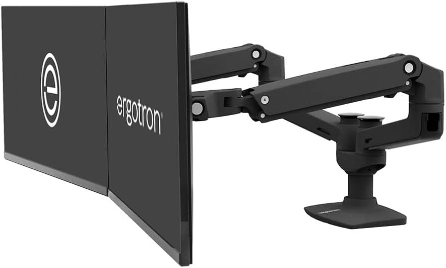 Amazon.com: Ergotron – LX Dual Monitor Arm, VESA Desk Mount – for
