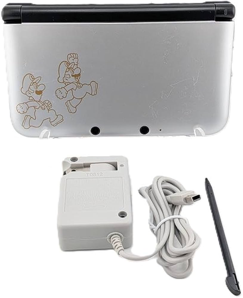 Amazon.com: Nintendo 3DS XL - Silver Mario & Luigi Dream Team