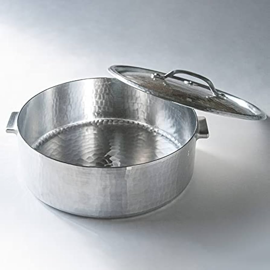 Amazon｜鍛金工房WESTSIDE33 京都の名工 寺地茂 作 アルミ 平鍋φ27cm