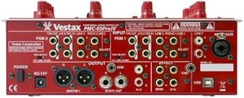 Amazon | Vestax DJミキサー PMC-05Pro IV RED 赤 MIDIコントロール