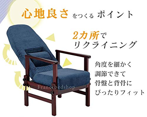 Amazon.co.jp: フランスベッド リハテック 背楽チェア SEC-01・座いす