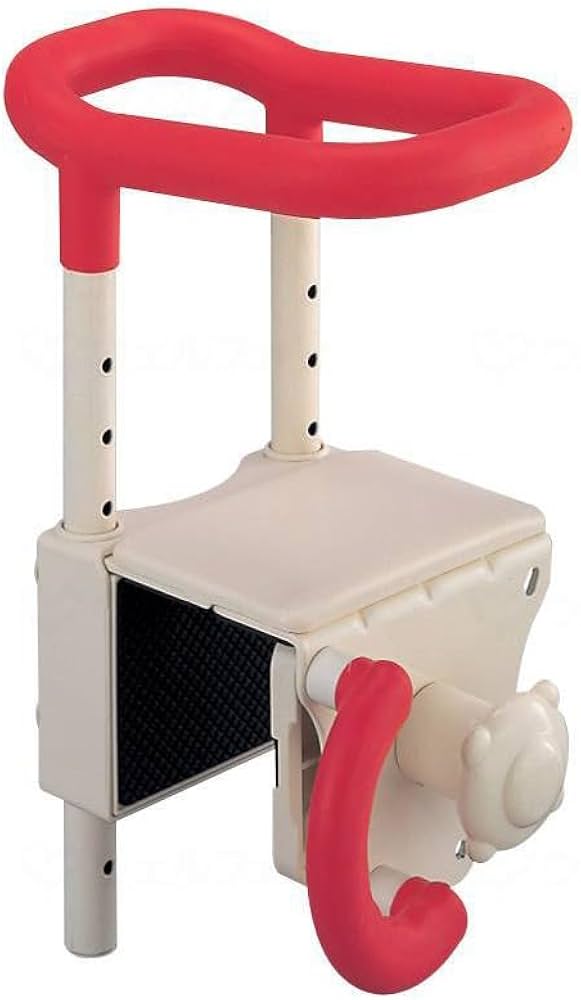 Amazon | アロン化成 安寿 高さ調節付浴槽手すりUST-130 レッド | 安寿