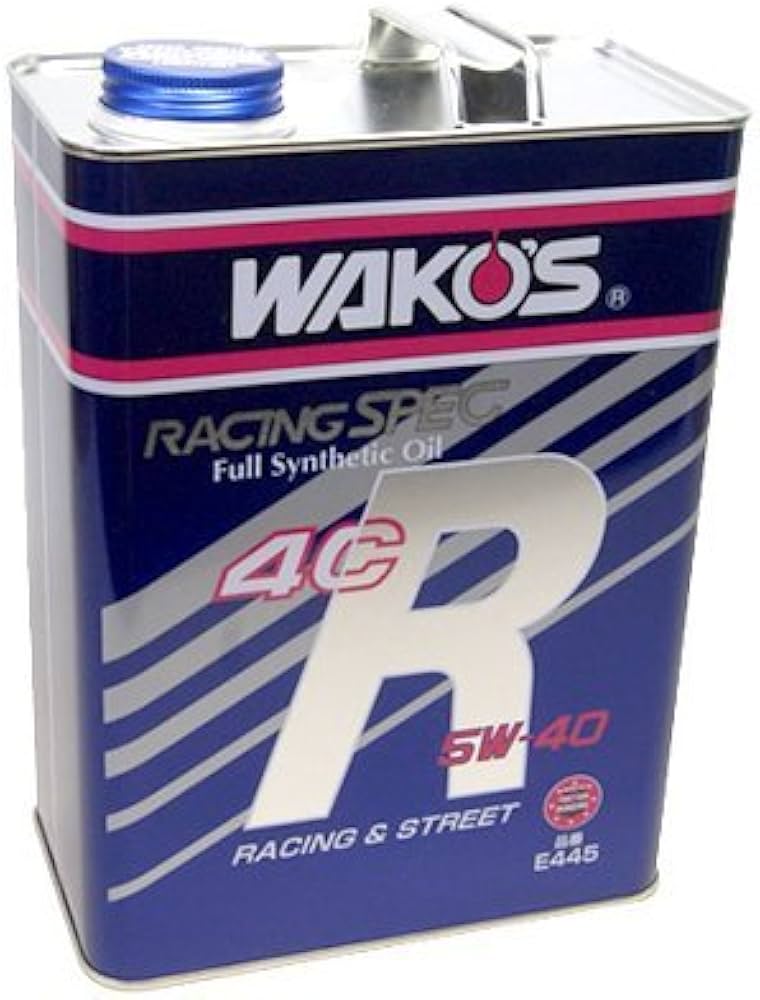 Amazon.co.jp: Wako's 4CR-40 Fuosiar 5W40 Racing Spec Engine Oil 4L