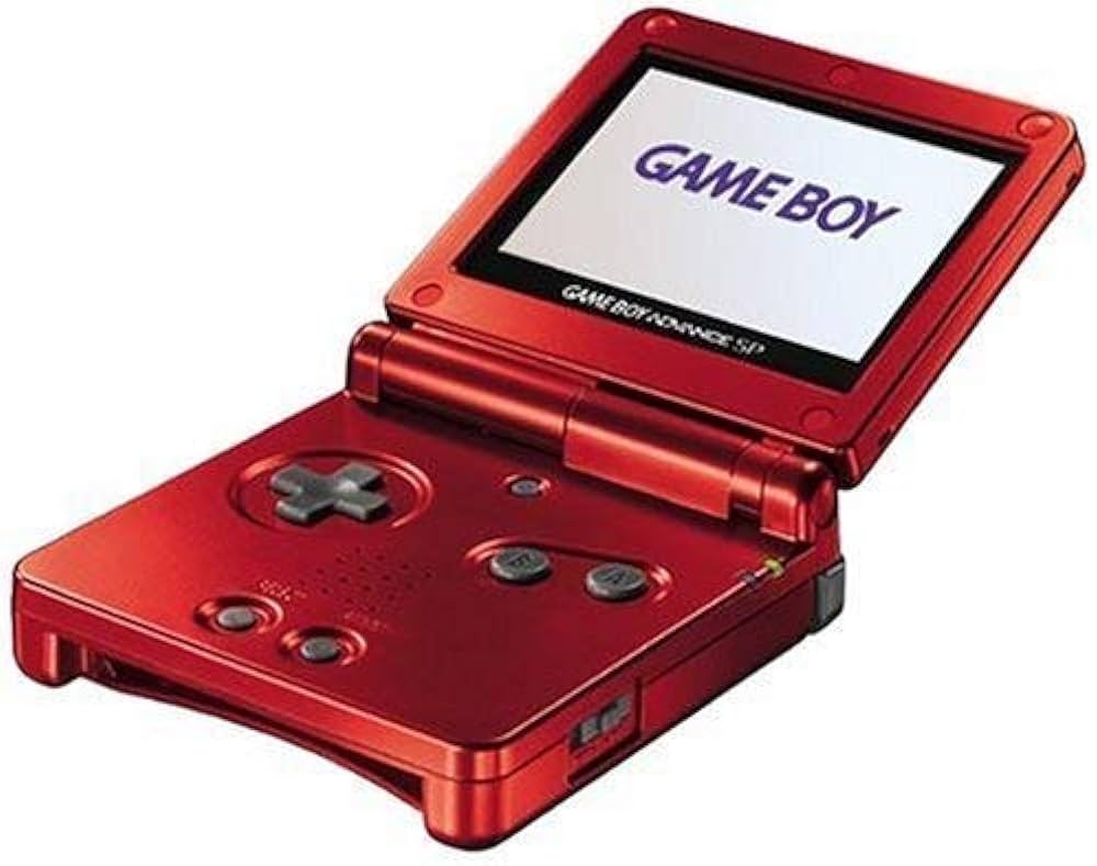 Amazon.com: Nintendo Game Boy Advance SP - Flame (Renewed) [video