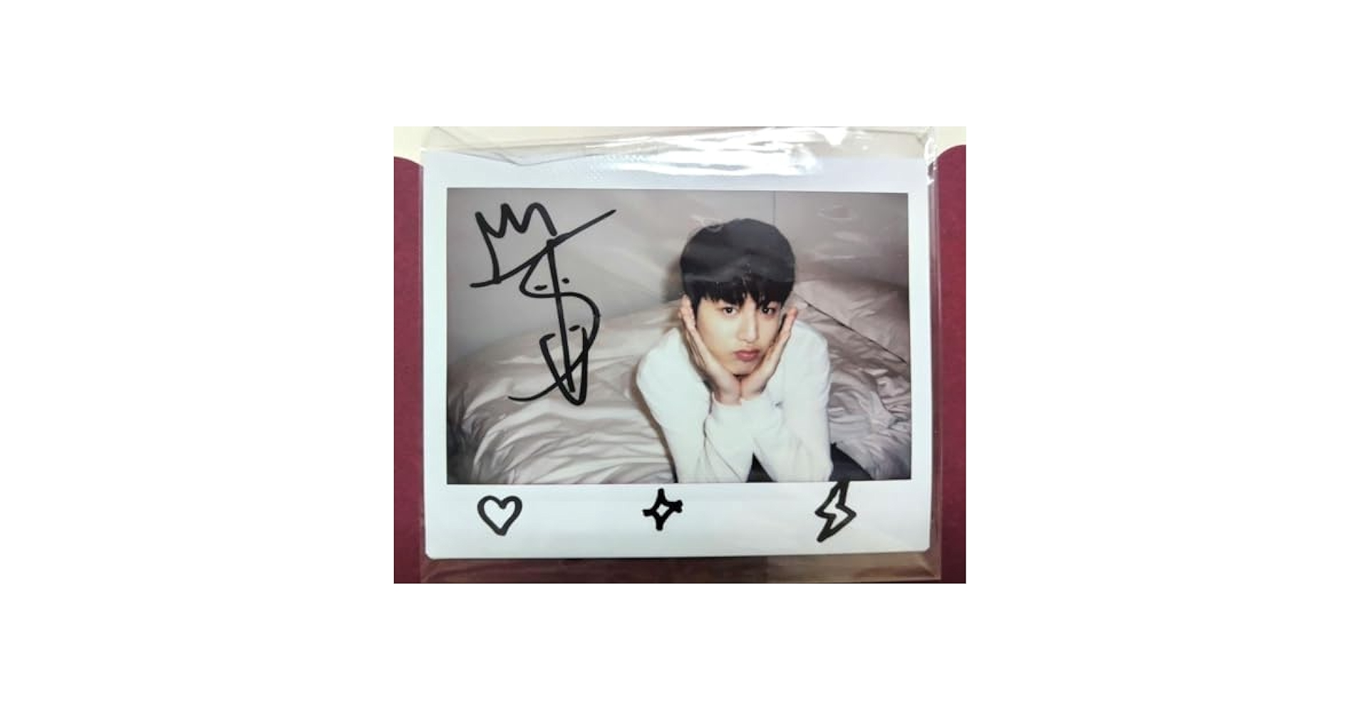 ハンビン 直筆 サイン チェキ ポラ ヨントン 動物パジャマ ハンビン