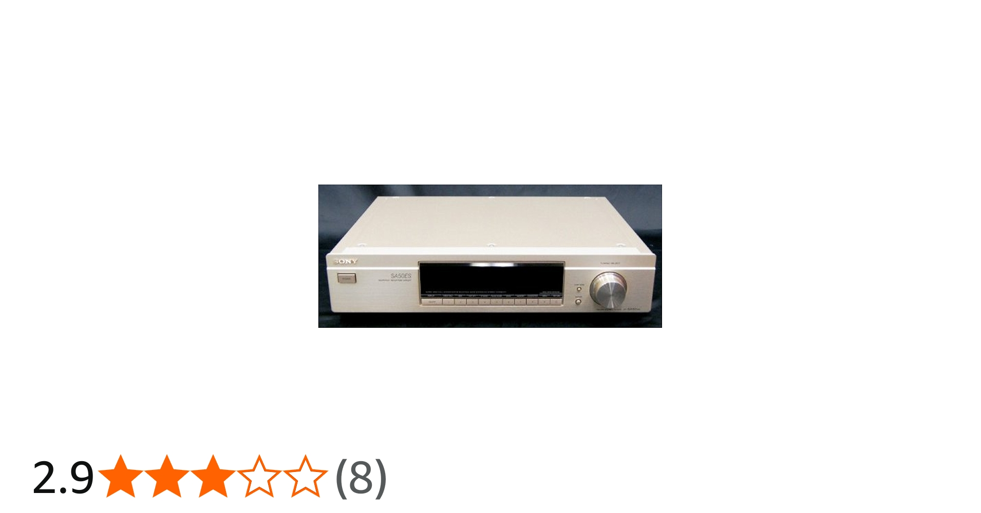 Amazon | SONY ソニー ST-SA50ES FM AMステレオチューナー (FM AM