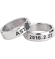 Amazon | ムンビン Moon Bin のメンバー アストロ 指輪 リング 記念日
