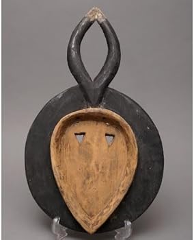 Amazon.co.jp: アフリカ木彫り仮面 コートジボワール バウレ族