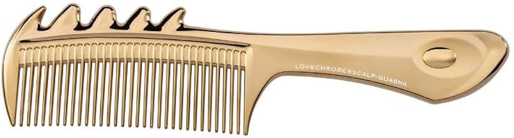 Amazon.com : LOVE CHROME K24GP SCALP-GUASHA GOLD/Japanese artisan