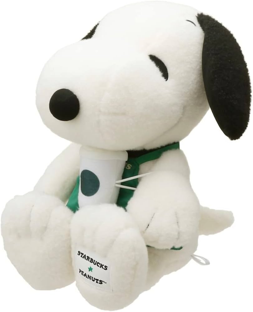 Amazon.co.jp: スタバ スターバックス グリーンエプロン Snoopy L
