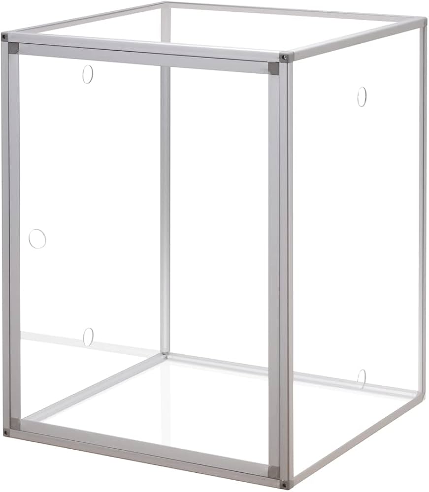 Amazon.co.jp: 組立式アクリルバードケージ 右（左）開き 全面透明