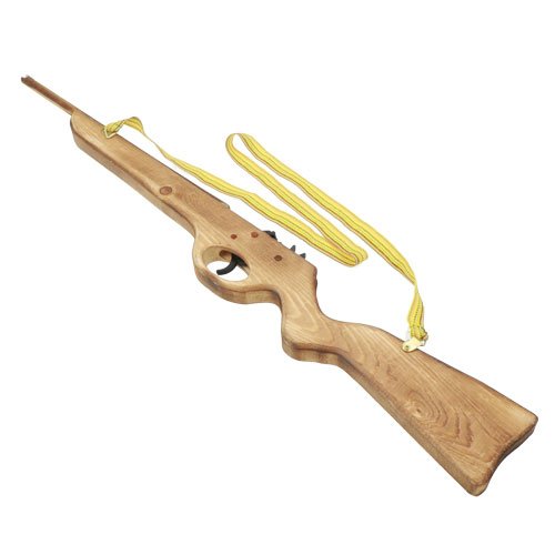Amazon | 木製ゴム銃 ライフル型 アイボリー | エアガン 通販