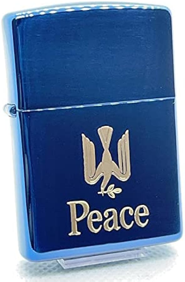 Amazon | zippo（ジッポー）Peace ブルーチタン 懸賞商品 1995年製造