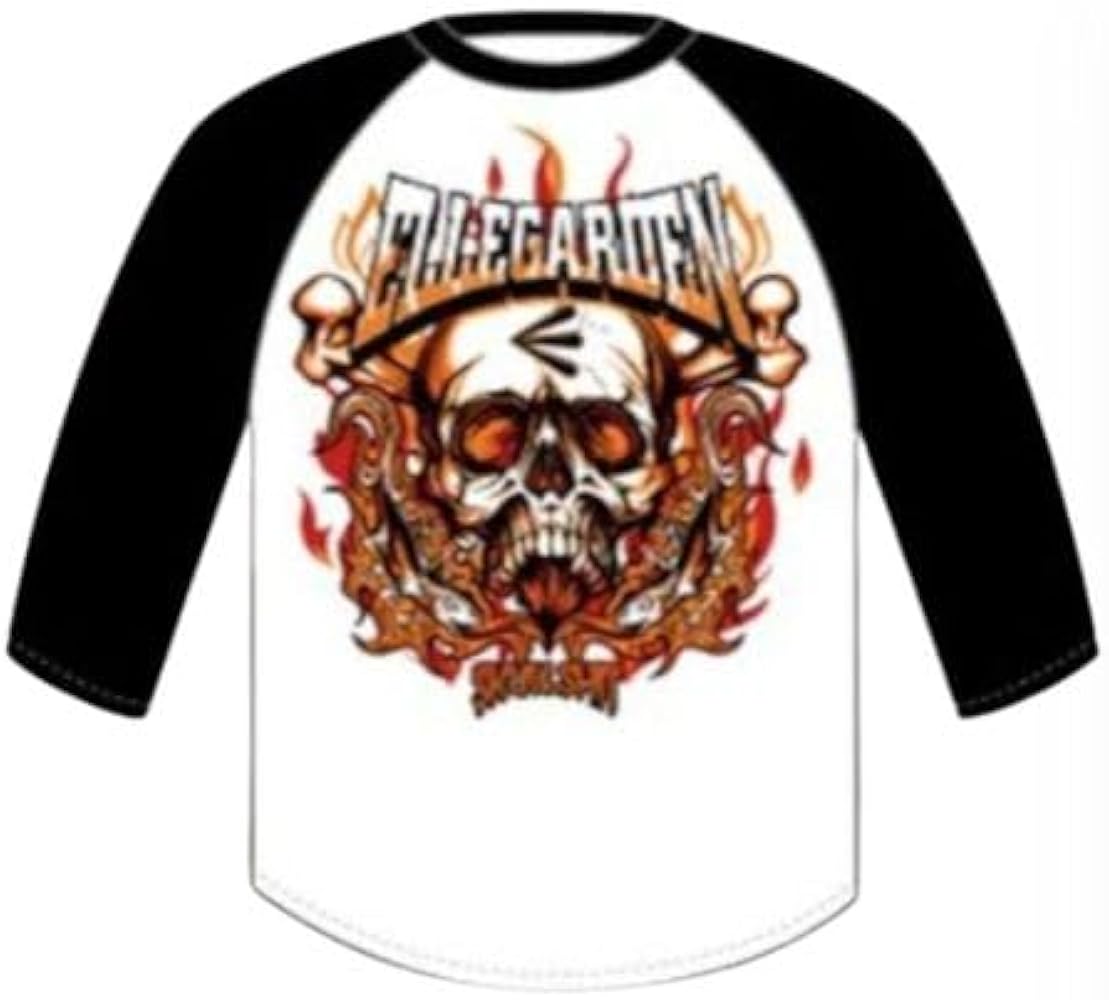 Amazon.co.jp: ELLEGARDEN (エルレガーデン)× SKULLSHIT ラグラン 7分