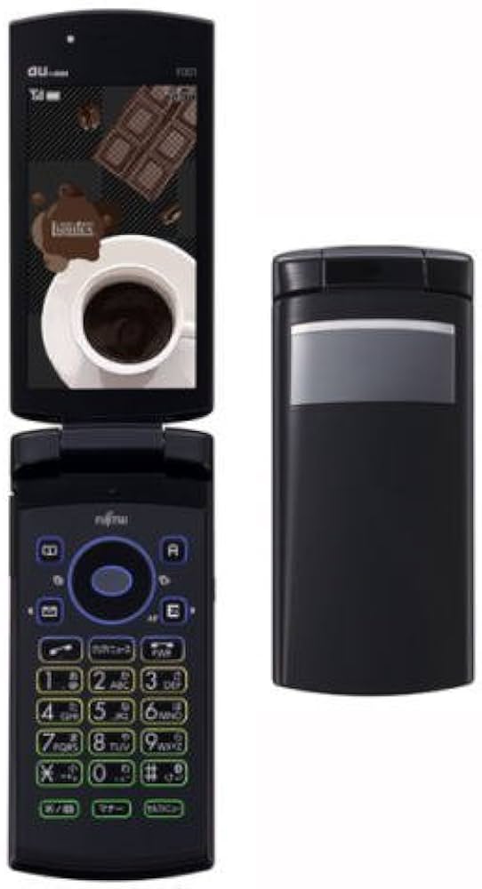 Amazon | au F001 ピアノブラック 携帯電話 白ロム 富士通 | 富士通