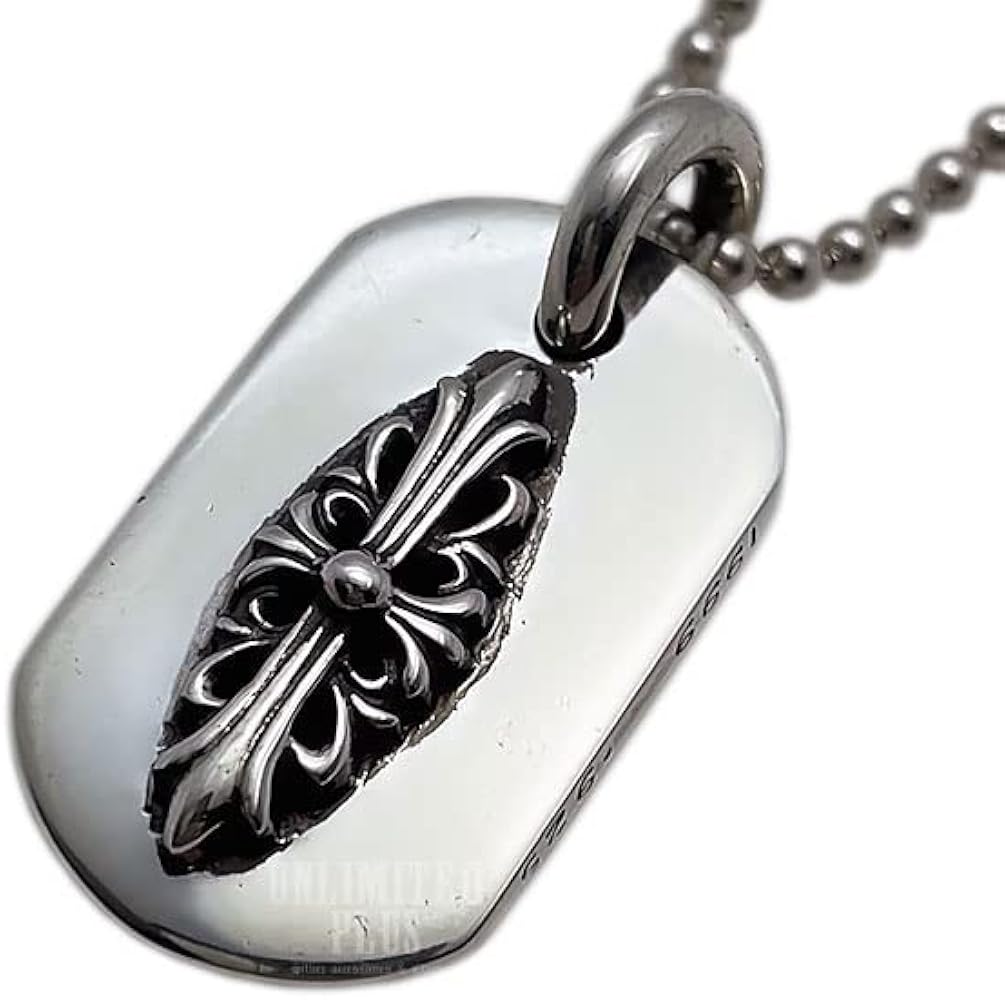 Amazon | クロムハーツ（Chrome Hearts）ドッグタグ レイズド