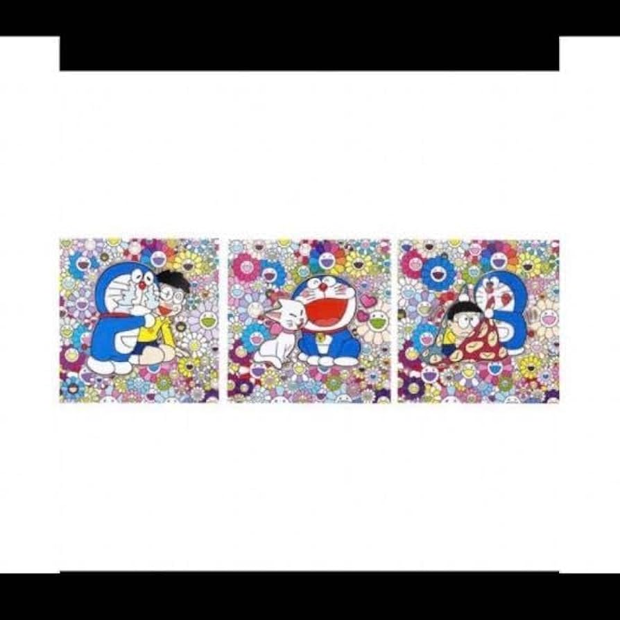 Amazon.co.jp: 村上隆 ドラえもん ポスター 3種セット 友情よ、永遠に