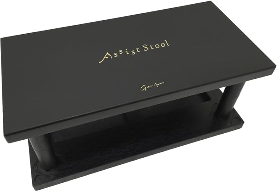 Amazon | アシストスツール 足台 黒【調整範囲が広い】23-ASS BK 20cm