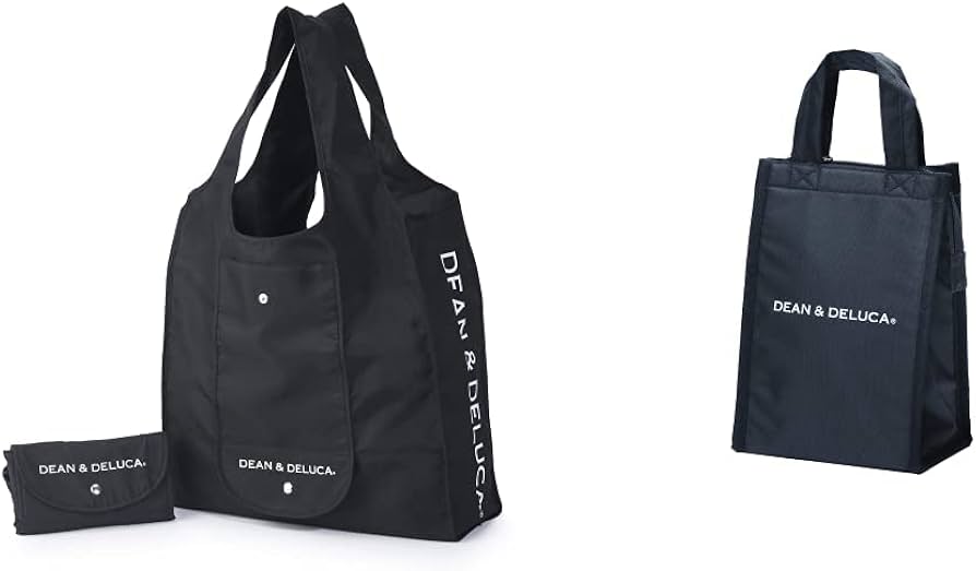 Amazon｜[ディーン & デルーカ] ショッピングバッグ ブラック エコ