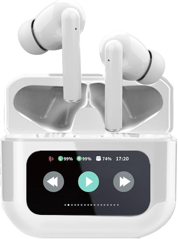 Amazon.co.jp: Bluetooth5.4 イヤホン タッチディスプレイ付き