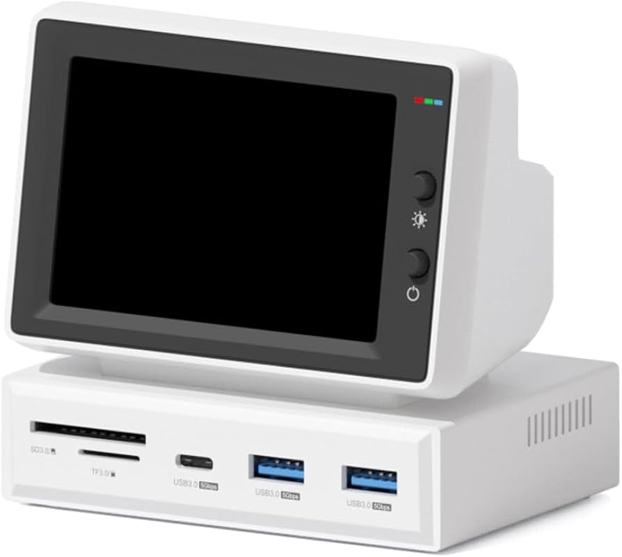 Amazon | Hagibis IPSミニモニター 3.5インチ USB-C ハブ一体型