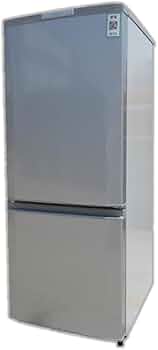 Amazon.co.jp: 三菱 146L 2ドア冷蔵庫（ピュアシルバー）MITSUBISHI MR