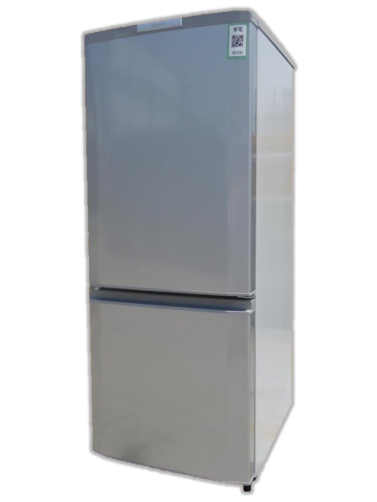 Amazon.co.jp: 三菱 146L 2ドア冷蔵庫（ピュアシルバー）MITSUBISHI MR