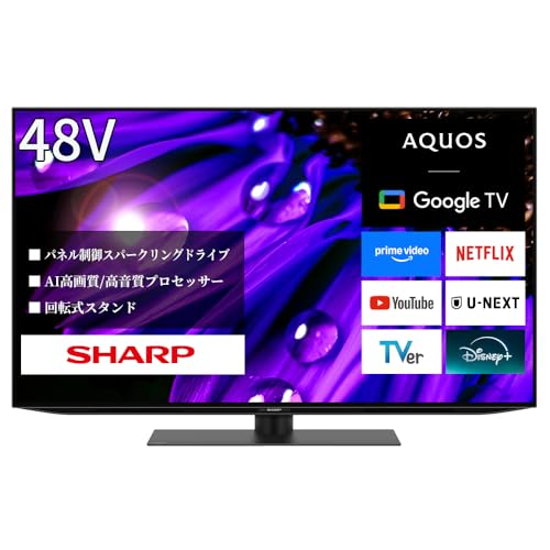 Amazon | シャープ 48V型 有機EL テレビ AQUOS OLED 4T-C48EQ2 4K