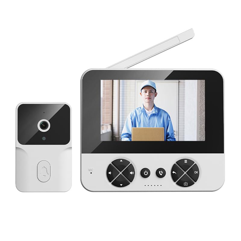 Amazon.co.jp: インターホン ワイヤレス 工事不要 防犯カメラ モニター