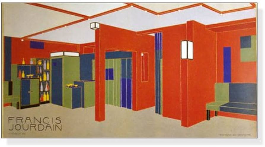 Amazon.co.jp: ポスター フランシス ジュールダン Interieur Villa